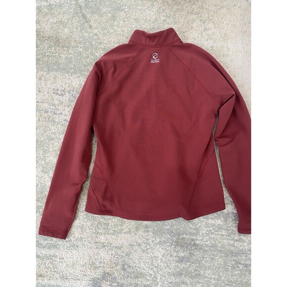 The North Face Women's Size Lg Flight Series Pullover 1/2 Zip Fleece Jacket Red - Picture 2 of 7